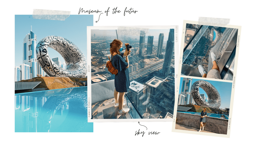 Museum of the futur et sky view Dubai
