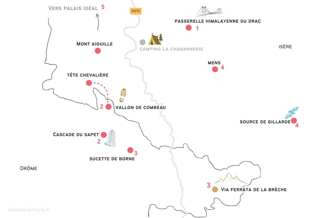 itinéraire - week-end dans le vercors - tourisme drôme et isère