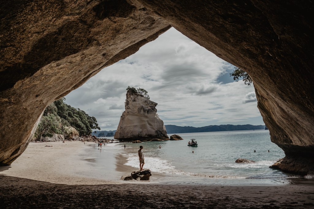 cathedral cove, peninsule de coromandel