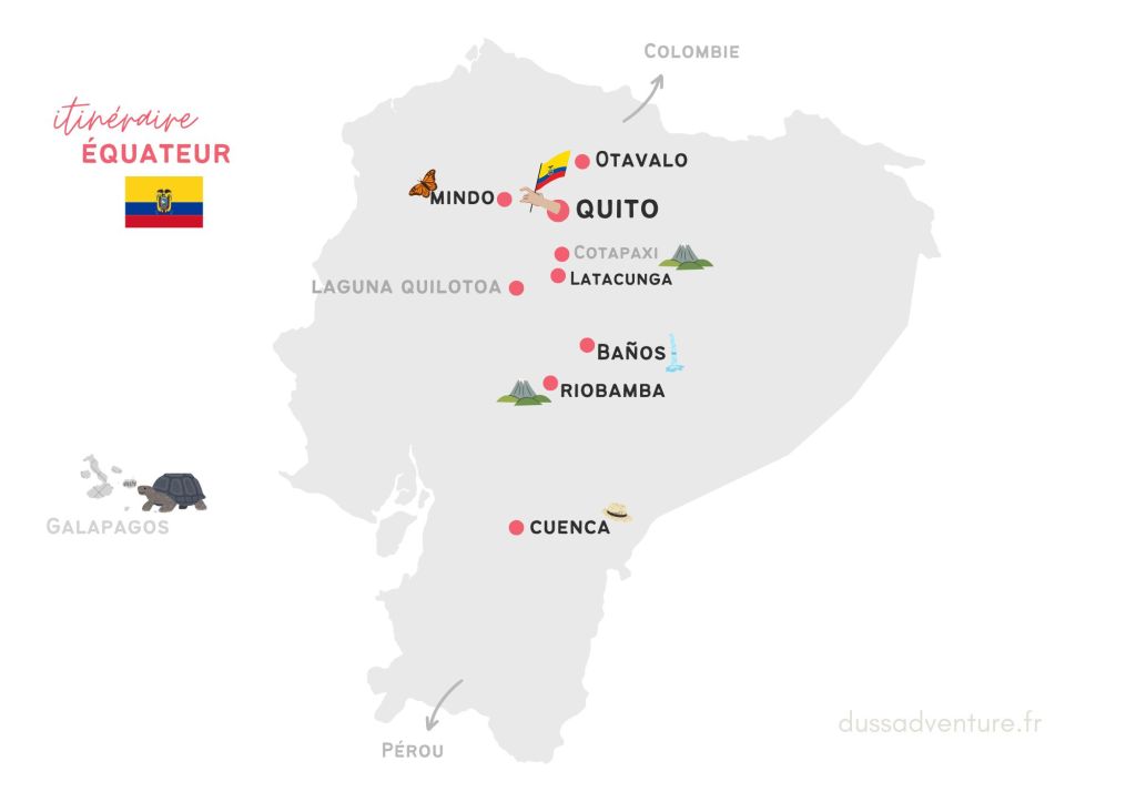 itinéraire 15 jours Equateur